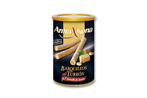 Barquillos Rellenos De Turrón